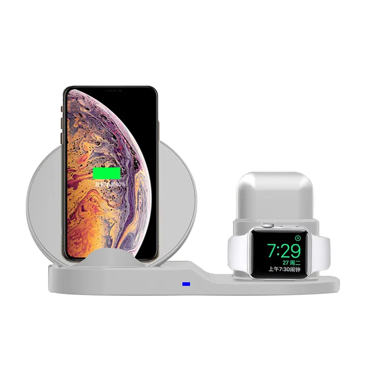 For apple watch charger 3 In 1 Charging Dock Station Bracket Cradle Stand phone holder For IPhone 14pro 13 12 Wireless QI Dock