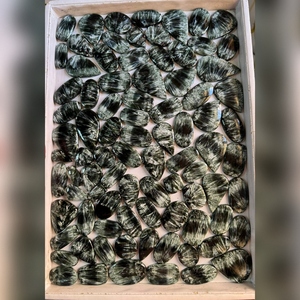 Vente en gros de cabochons de séraphinite de haute qualité, pierres précieuses naturelles en vrac de qualité supérieure pour la lithothérapie - Product Image 1