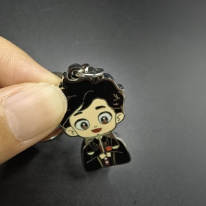 Llavero de Lujo Vintage Personalizado de Doble Cara con Esmalte Duro y Niquelado, Balanza de la Justicia para <span class=keywords><strong>Abogados</strong></span> y Jueces, Souvenir Legal, Regalo al por Mayor - Product Image 4
