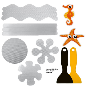 Tiras de Seguridad <span class=keywords><strong>Antideslizantes</strong></span> Transparentes de PEVA para Baño, Adhesivos Acrílicos para Duchas, Bañeras, Escaleras y Pisos - Uso de Advertencia - Product Image 2