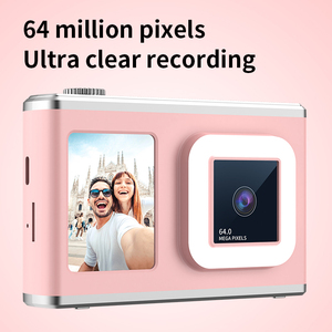 Fotocamera Digitale Tascabile Retrò CCD con Luce di Riempimento, 64MP, Specchio per Selfie, <span class=keywords><strong>Video</strong></span> FHD 1080P per Adolescenti - Product Image 3