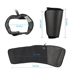 Masaje masaje de compresión relajarse compresor de sangre circulación con calor circulación ejercitador de aire de presión de bolsa de pierna - Product Image 5