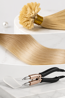 Extensions de cheveux en U, 100% cheveux humains naturels, kératine pré-collée, pointe plate, Remy, micro-liens, pointe à ongles, pour femmes, vente en gros, personnalisées