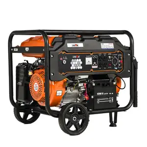 Bison Quality Assurance 110V 190F Phrase 15Hp 5Kva 5000W Portable Gasoline Generator For Standby