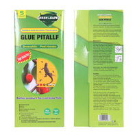 GREEN LEAPER HCB-02 Lijmval voor fruitvliegen, milieuvriendelijke gel insectenbestrijding, 5 stuks per doos, super kleverige gel.