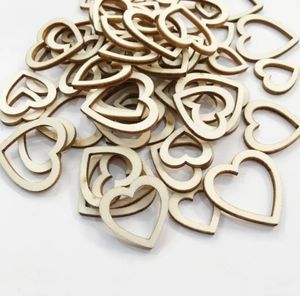 Décoration murale en <span class=keywords><strong>bois</strong></span> de placage en forme de cœur <span class=keywords><strong>creux</strong></span> de 10 à 30 mm, écologique, sculptée, style moderne, style féerique, peinte, charmante - Product Image 3