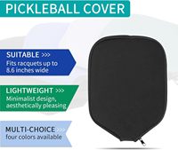 Logo personnalisé OEM Sac de protection en néoprène pour le sport de haute qualité Sac de protection pour raquettes de pickleball Accessoires de pickleball