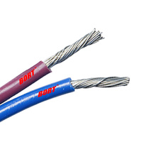 Fil de polyoléfine réticulé UL3266 AWG 24, cuivre sans halogène, 125°C, 300V, câble électrique
