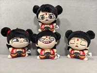 Vente en gros 10cm Anime étoile rouge Nezha peluche porte-clés Super doux moelleux pendentif poupée pour enfants maille pour cadeau d'anniversaire pour enfants