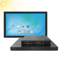 Monitor Táctil de Marco Abierto de 21.5 Pulgadas, Legible Bajo la Luz Solar de 1000 Nits, con Interfaz HD, VGA y USB