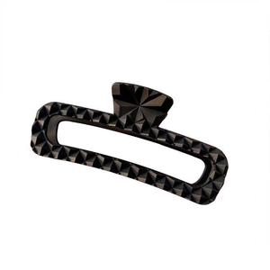 Large Square Hair <b>Clips</b> 13 Cm Quilted Design For Women Daily Use - Product Image 5