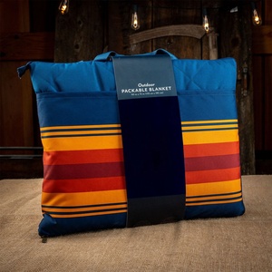 Thảm dã ngoại ngoài trời 2 trong 1, chống cát, chống thấm nước, kèm túi đựng - Product Image 6