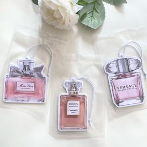 Profumo di Lusso a Lunga Durata, Deodorante per <span class=keywords><strong>Auto</strong></span> in Carta con Logo Personalizzato, Fragranza per <span class=keywords><strong>Auto</strong></span> da Appendere per il Mercato delle Marche - Product Image 3