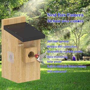 Cámara Profesional Inteligente con IA de 5MP para Nido de Pájaros, con Red Wifi y Panel Solar - Product Image 2