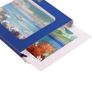 Best Quality And Low Price Playing Card Paper Boxes Packaging For Postal Card Custom