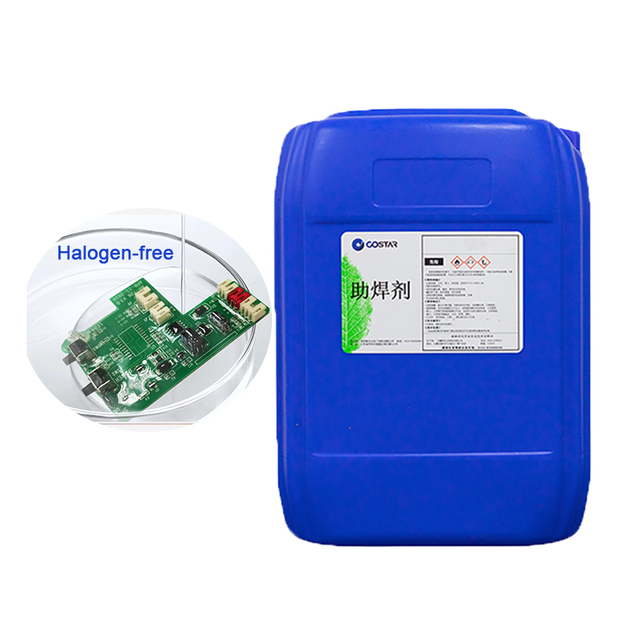 No-clean soldering flux for Type-C connectors and camera modules, high insulation and low residue