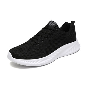 <span class=keywords><strong>Sneakers</strong></span> Casual da <span class=keywords><strong>Uomo</strong></span>, Leggere con Lacci, in Rete Traspirante Nera, <span class=keywords><strong>Suola</strong></span> in EVA, Scarpe Sportive - Product Image 6