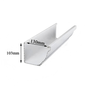 Gouttières de style K Garde-<span class=keywords><strong>gouttière</strong></span> de toit américain en alliage d'aluminium durable Système d'eau de pluie de toit caché - Product Image 2