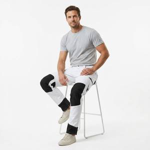 Pantalones Elásticos <span class=keywords><strong>de</strong></span> Nailon Transpirable con Parches Oxford Resistentes, Proveedor <span class=keywords><strong>de</strong></span> <span class=keywords><strong>Ropa</strong></span> <span class=keywords><strong>de</strong></span> Trabajo <span class=keywords><strong>de</strong></span> Seguridad para Todo Clima - Product Image 3