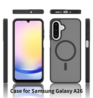 Étui de téléphone portable translucide de luxe avec sensation de peau à anneau magnétique pour Samsung Galaxy A26 étui couverture de téléphone personnalisée