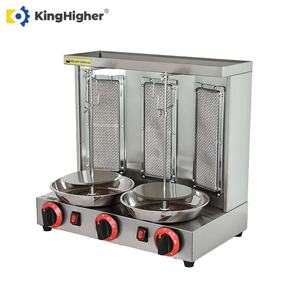 Máquina Comercial de Shawarma a Gas con Doble Brocheta, Máquina Turca para <span class=keywords><strong>Doner</strong></span> <span class=keywords><strong>Kebab</strong></span> y Gyro, Equipo para la Elaboración de Carne de Shawarma - Product Image 2