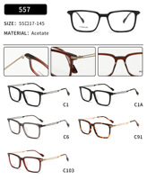 557 Vente directe usine Shenzhen – Monture de lunettes carrée grande taille pour homme, style sportif, en titane, nouvelle collection 2026, ultralégère, qualité supérieure de marque.
