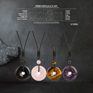 สร้อยคอแฟชั่นแบบโซ่ประดับคริสตัลและเรซิ่นถักเปีย สำหรับเป็นของขวัญสำหรับผู้หญิง รองรับการสั่งซื้อตัวอย่างสินค้า 7 วัน งานฝีมือคุณภาพส่งออก - Product Image 3