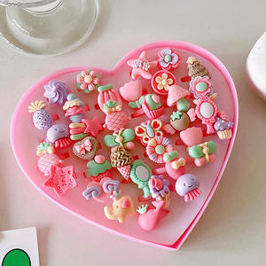 Dessin animé pour enfants Baby Princess anneaux en plastique coffret cadeau réglable pour enfants filles - Product Image 5