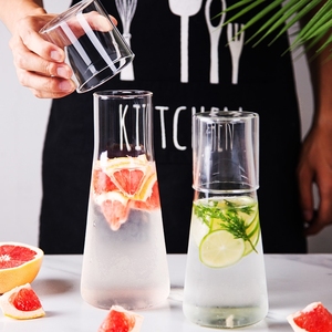 Set di <span class=keywords><strong>caraffa</strong></span> per <span class=keywords><strong>acqua</strong></span> in <span class=keywords><strong>vetro</strong></span> da 700ml 800ml 900ml con Set di bicchieri in <span class=keywords><strong>vetro</strong></span> per camera da letto, comodino, <span class=keywords><strong>caraffa</strong></span> per <span class=keywords><strong>acqua</strong></span> con Set di tazze - Product Image 2