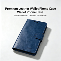 Goospery Étuis pour téléphones mobiles Premium Bluemoon Diary Flip en cuir, étuis de téléphone anti-chute, coque portefeuille pour iPhone Duo
