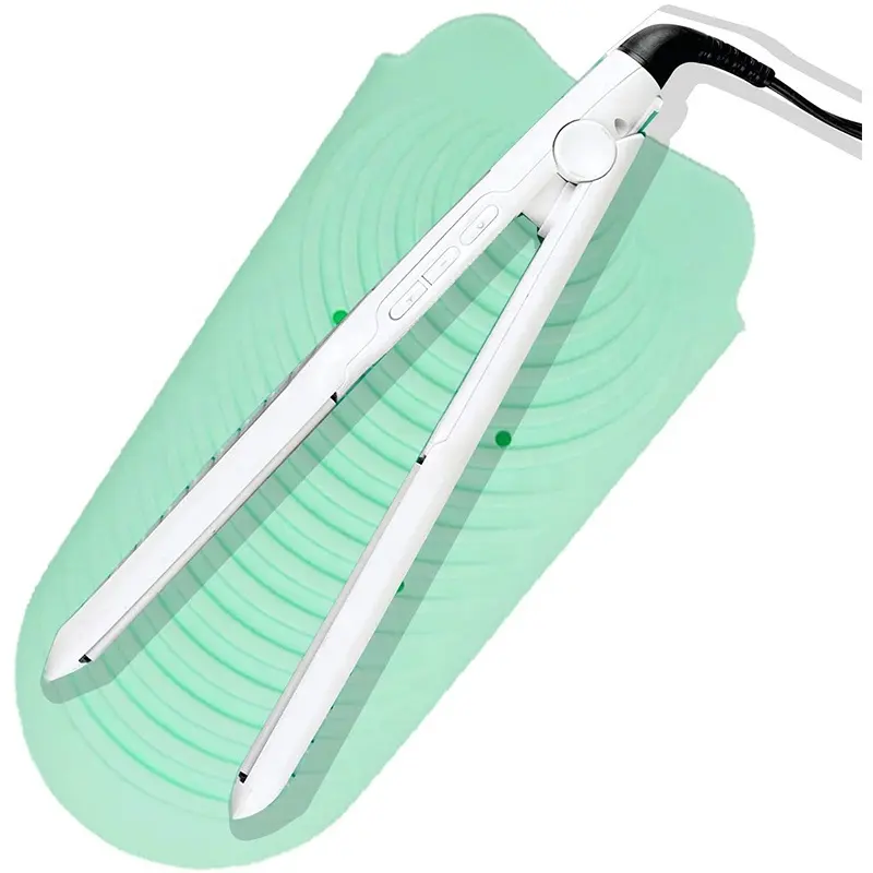 Silicone Hair Straightener Pouch、Heat Resistant Mat HolderためFlat Iron Curling Iron Hot Hair Tools