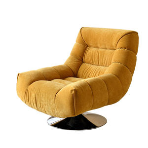 Sillón individual moderno, sillón reclinable giratorio para sala de estar, oficina en casa, relajación, diseño minimalista cómodo - Product Image 4