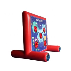 Gioco di Freccette con Pallone da Calcio Gonfiabile Rosso a Doppia Faccia per Interni/Esterni in Vendita - Product Image 2