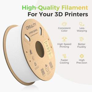 Filamento Creality Hyper PLA de 1.75mm Blanco, Filamento para Impresora 3D, Material de Impresión de Alta Velocidad, Bobina de 1kg - Product Image 4