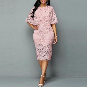 Taglie forti <span class=keywords><strong>abiti</strong></span> da Cocktail per la madre della sposa manica mantello uncinetto di pizzo a coda di pesce <span class=keywords><strong>abiti</strong></span> da sposa <span class=keywords><strong>abiti</strong></span> da cerimonia - Product Image 5