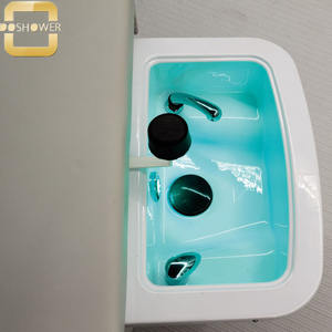 Bassin de lavage des cheveux avec mélangeur d'eau Drop-save pour bureau de clinique Lit de traitement tout-en-un de bassin de pédicure <span class=keywords><strong>Hydromassage</strong></span> - Product Image 3