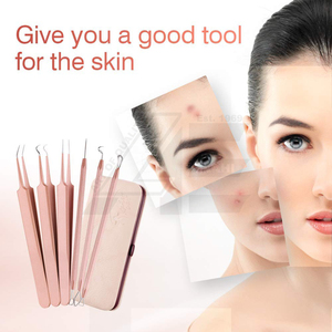 ชุดเครื่องมือกำจัดสิวหัวดำโรสโกลด์6ชิ้น - Product Image 6