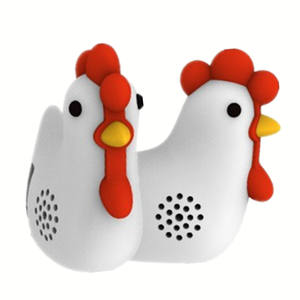 Meilleure vente Haut-parleur en caoutchouc en forme de coq Haute <span class=keywords><strong>qualité</strong></span> sonore Musique Mini Rohs Haut-parleur sans fil en PVC personnalisé 3D - Product Image 1