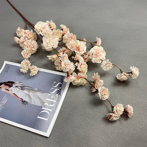 Fleurs artificielles en <span class=keywords><strong>myrte</strong></span> créponné de style naturel, branche unique en soie, décoration de mariage pour Noël, Halloween, remise de diplôme, fête des mères - Product Image 3