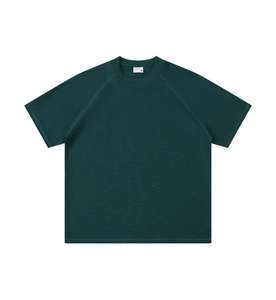 เสื้อยืดคอตตอนเนื้อไม้ไผ่ 310 กรัม ยี่ห้อ Manufacturers Comfort Strong ป้องกันแบคทีเรีย ทรงคอกลม มีกระเป๋า แขนเสื้อแบบแร็กแลน - Product Image 1