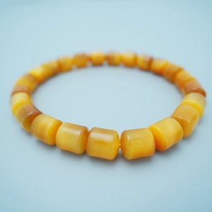 Bracelet en pierres précieuses œil de tigre doré naturel en forme de boule - Tendance unisexe, puissant symbole de <span class=keywords><strong>courage</strong></span> et de confiance - Product Image 1