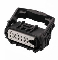 Connecteur de câblage automobile 14 broches MG645872, adaptateur pour faisceau de câbles de voiture, unité scellée mâle-femelle, contact en laiton 13 DIN femelle