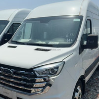 Nouveau minibus JAC Sunray Diesel à châssis long et toit surélevé, idéal pour le transport touristique, de marchandises et de passagers, à vendre.