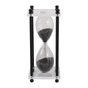 Clessidra Rettangolare Moderna in Vetro Acrilico, Decorazione d'Interni per Bagno, Ufficio, Soggiorno - Product Image 1