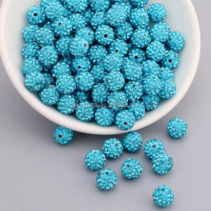 Großhandel AAA Qualität 4mm 6mm 8mm 10mm 12mm Ton Kristall Strass Kugel Perlen Diamant Disco Kugel Perlen für DIY Schmuck herstellung - Product Image 3