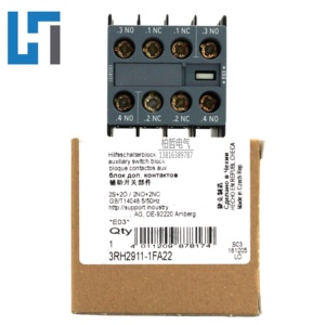 โมดูลสวิตช์เสริม2NO + 2NC 3RH2911-1FA22ตัวควบคุมการเขียนโปรแกรม PLC ใหม่ดั้งเดิมมี3RH29111FA22ในสต็อก - Product Image 1