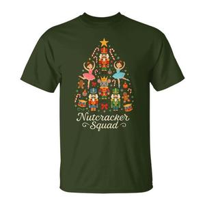 T-shirt da ballo per ragazze Nutcracker Squad Holiday Christmas Ballet Dance - Product Image 1