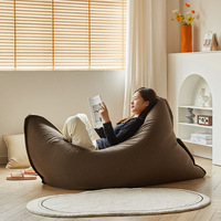 Fauteuil de relaxation moderne surdimensionné avec dossier haut pour salon, chambre, maison, appartement, bureau, hôtel