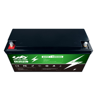 Batterie au lithium LifePO4 24V 100AH, système 10kwh 48V, batterie LifePO4 200ah 100ah, batterie de stockage d'énergie solaire au lithium pour maison