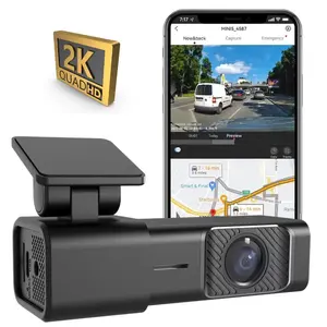 Factory OEM wholesale 2.5K Wireless Hidden Driving Recorder black box for cars camera wifi DVR 1440P front and rear dash cam